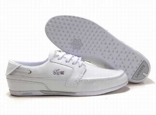 chaussures bateau lacoste